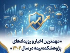 مروری بر مهم‌ترین رویدادها و دستاوردهای پژوهشکده بیمه در سال ۱۴۰۴