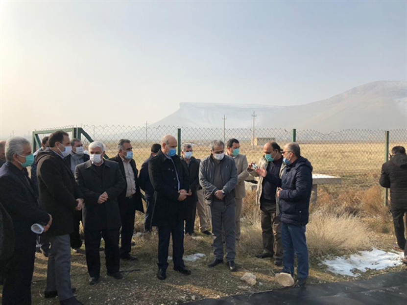 بازدید مدیر عامل بانک کشاورزی از روند احداث مجتمع گلخانه ای سریل آباد بوکان